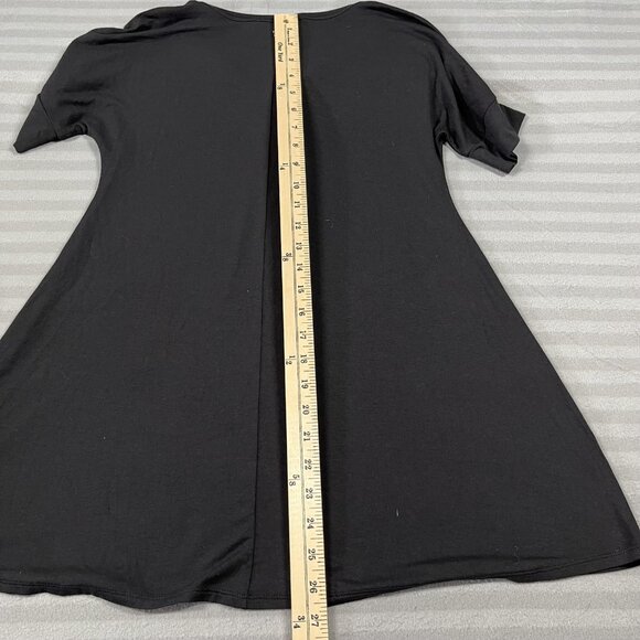 Weekend Max Mara Shirt Womens Medium Black A-Line T-Shirt Scoop Neck Jersey Knit - Picture 7 of 8